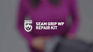 Seam Grip WP Field Repair Kit by GEAR AID [upl. by Assillim186]