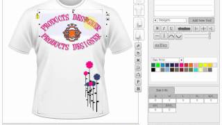 Online Custom T Shirt Design Software Scripts and Application Tool by ProductsDesignercom [upl. by Gnoh404]