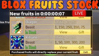 UPDATE Roblox Blox Fruits Stock 247 Live  Leopard Fruit amp More On Blox Fruits Stock [upl. by Adeuga]