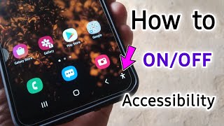 Accessibility button off kaise kare  home screen se accessibility button kaise hataye  Samsung [upl. by Mobley]