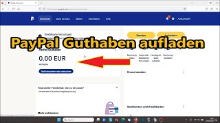 PayPal Guthaben aufladen  Geld einzahlen auf PayPal Konto Tutorial So gehts [upl. by Sirkin]