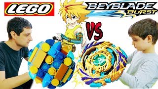 Бейблейд Берст Fafnir F3 Hasbro VS Fafnir F3 Lego Волчок из Лего BeyBlade Burst God [upl. by Zwick]