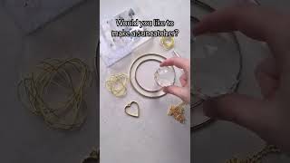 DIY suncatcher tutorials on our channel now ♥️✨️ suncatcher crystals diycrafts crafts artist [upl. by Dorison]