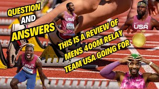 Team USA Mens 400 meter Relay Review [upl. by Ule914]