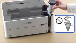 How to Refill Consumables Epson M1170 ETM1170 NPD6213 [upl. by Baggett502]