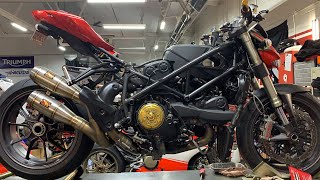 Ducati Streetfighter 1098 Desmo Valve service [upl. by Mavilia]