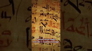 Ancient Greek Slave Secrets Hidden Messages in Hair facts hiddengems cosmicmystery ancient [upl. by Suanne]