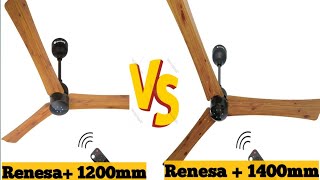 Atomberg Renesa Plus 1200mm VS Renesa Plus 1400mm bldc ceiling Fan specification Review Difference [upl. by Uttasta410]