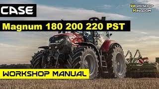 CASE Magnum 180 200 220 PST ZERH08100 Workshop Service Repair Manual  English  PDF Download [upl. by Grand]