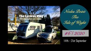 ISLE OF WIGHT  Nodes Point Bembridge and Shanklin Chine Caravanning The caravan vlog [upl. by Shoifet]