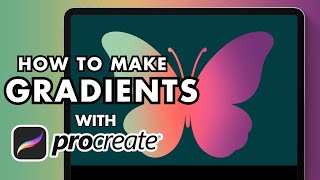 How to Make Gradients with Procreate  Procreate Tutorial  How to make Gradient Images in Procreate [upl. by Tezile782]