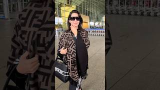 norafatehi spotted at airport😍❤️mumbai bollywood trending shorts viralshort youtubeshorts [upl. by Kelci]