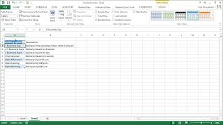 Create dropdown lists in Excel worksheet [upl. by Drain176]