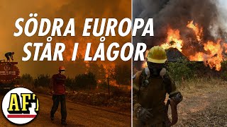 Södra Europa står i lågor [upl. by Setarcos]