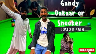 Gandy Dakaar 🤮  Snooker Challenge 🎱  Vlog [upl. by Nevile321]