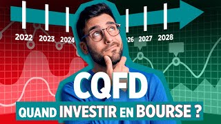 Investir en bourse  quel est LE moment pour investir  CQFD  Crédit Agricole [upl. by Etterraj]