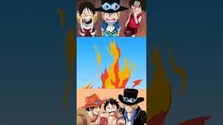 When ace alive luffy ace sabo onepiece shortvideo [upl. by Cherida]