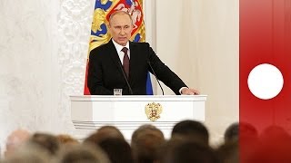 Full video Putins address on Crimea joining Russia signing ceremony [upl. by Elletnuahs]