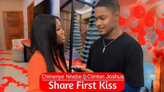 Clinton Joshua amp Chinenye Nnebe Share First Kiss [upl. by Eiznikcm]