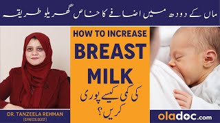 How To Increase Breast Milk Supply In Urdu Maa Ka Doodh Kaise Badhaye  Tips To Boost Breastfeeding [upl. by Abihsat]