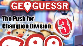 The Push for Champion Division in Geoguessr Duels EP 3 [upl. by Joey]