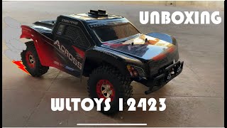 Unboxing en Español Auto Rc Wltoys 12423 y prueba Unboxing in Spanish Auto Rc Wltoys 12423 test [upl. by Scrivenor]