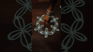 New creativity kolam design easy rangoli kolam creative shorts youtubeshorts trending short [upl. by Lucie]