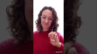 Que tal aprender ASL American Sign Language comigo Libras asl [upl. by Llewxam]