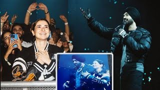 Hania Amir and Dilgit dosanj Concert in London [upl. by Dyan410]