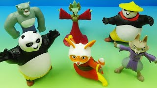 2024 KUNG FU PANDA 4 set of 6 BURGER KING MOVIE COLLECTIBLES VIDEO REVIEW [upl. by Four]