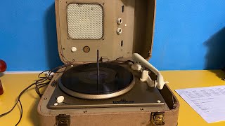 1950s PerpetuumEbner turntable functioning [upl. by Halfon]