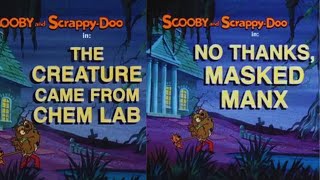 The New ScoobyDoo Mysteries lS01 l E04l The Creature From Chem Lab  No Thanks Masked Manx l 15 l [upl. by Ammeg]