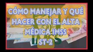 QUE ES Y CÓMO SE MANEJA EL ALTA ST2 IMSS [upl. by Kimmy331]