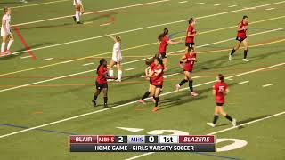 Blair vs Magruder  Girls High School Varsity Soccer 2023 4k [upl. by Atteram883]