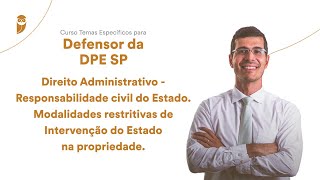 Direito Administrativo  Responsabilidade civil do Estado [upl. by Winna]