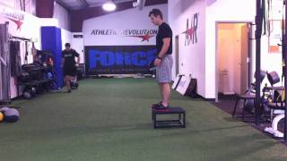 Max Effort Plyometrics Depth Jumps [upl. by Navert]