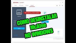 WebAdvisor da McAfee como desinstalar no windows de duas formas rápida e fácil no PC [upl. by Auof]