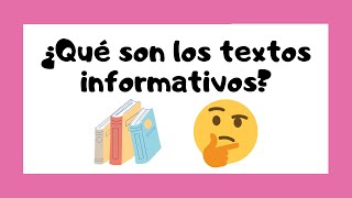 TEXTOS INFORMATIVOS 📝  Características estructura y elementos 🤓 [upl. by Nnylyak]