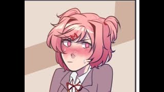 Not In My Club  Natsuki x Yuri DDLC Comic Dub [upl. by Leynad292]