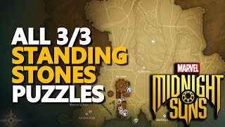 All Marvels Midnight Suns Standing Stones Puzzles [upl. by Ayatal230]