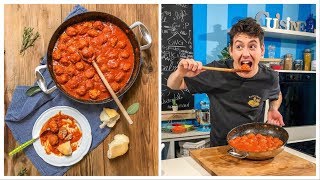 POLPETTE DI CARNE AL SUGO  morbide gustose e pure senza glutine  Davide Zambelli [upl. by Dianne32]