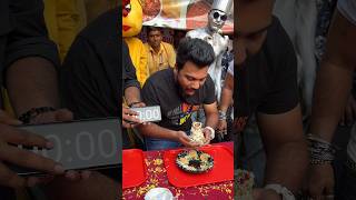 BIGGEST PANI PURI WORLD RECORD😱🔥 STREET FOOD INDIA❤️ shorts foodie foodlover [upl. by Vargas]