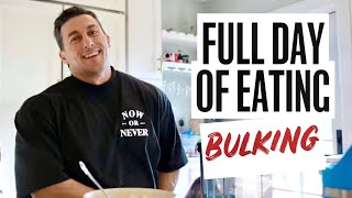 Everything I Eat To Build Mass  Bulking Diet  4000 Calories [upl. by Lananna]