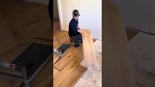 Lvp install flooring fyp carpentry lvt viral diy foryoupage trending tools fupシ remodel [upl. by Shae]