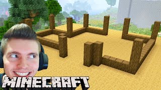 Minecraft ESTRUTURA da CASA NOVA  Sobrevivendo com Lipão 16 [upl. by Cirillo]