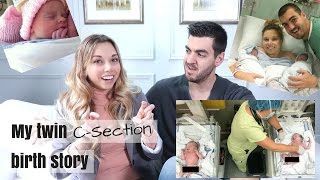 MY TWIN BIRTH STORY  WHAT A CSECTION IS REALLY LIKE  Nesting Story [upl. by Nac830]