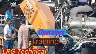 Operator Training during New machine commissioning  site training program about case 450Dx [upl. by Muna]