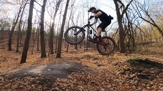 Some Laps at Whitetail Ridge  Interesting Trail Features in Wisconsin [upl. by Yelknirb]