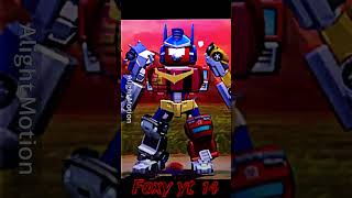 Foxy Fnaf vs optimus maximus angry birds transformers collab con valentinorearteavila [upl. by Sitnalta]