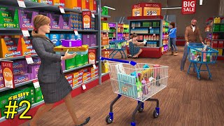 Upgraded amp Expanding My Grocery Store in Supermarket Simulator [upl. by Enilkcaj]